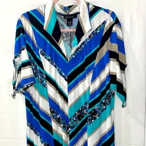 Ashley Stewart Multicolored Dress Size 22/24